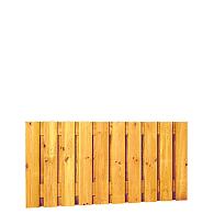 Grenen Geschaafd Plankenscherm 21-planks 17 Mm, 180 x 90 cm, Verticaal Recht, Groen Geïmpregneerd. [W08101] Wv